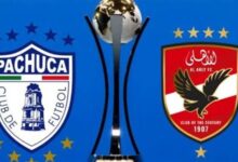 لاعبو الأهلي وباتشوكا في مباراة ودية استعدادًا لكأس العالم للأندية